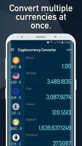 اسکرین شات برنامه Cryptocurrency Converter - Exc 3