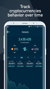 اسکرین شات 4 برنامه Cryptocurrency Rate Converter