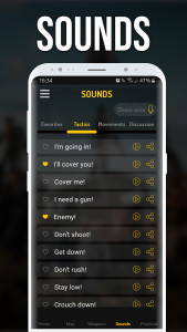 اسکرین شات 3 برنامه Map, Stickers & Sounds