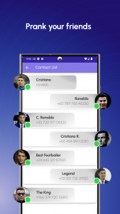 اسکرین شات برنامه Cristiano Ronaldo Call & Chat 5
