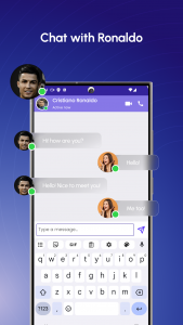 اسکرین شات 3 برنامه Cristiano Ronaldo Call & Chat