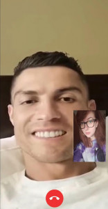 اسکرین شات برنامه Cristiano Ronaldo Video call Prank 1