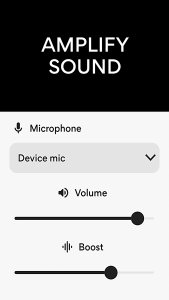 اسکرین شات برنامه Microphone Amplifier 1