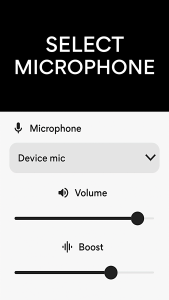 اسکرین شات 3 برنامه Microphone Amplifier