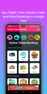 اسکرین شات برنامه Online Ticket Booking 2