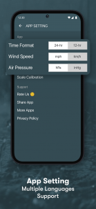 اسکرین شات برنامه Room Temperature Thermometer 6