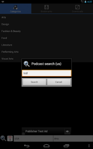 اسکرین شات برنامه Podcast HD 5