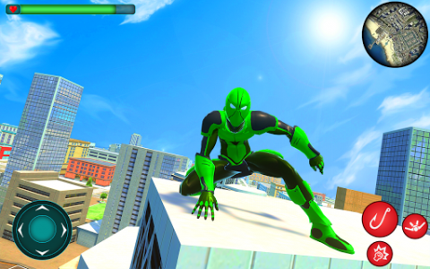 اسکرین شات بازی Rope Green Spider Hero - Amazing Spider Rope Hero 8