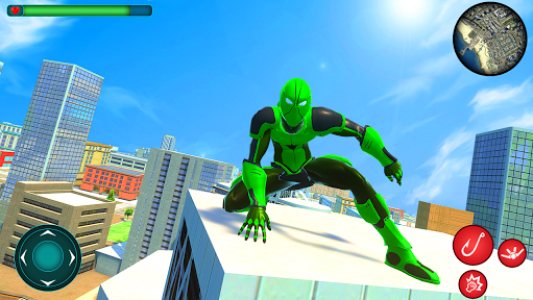 اسکرین شات بازی Rope Green Spider Hero - Amazing Spider Rope Hero 4