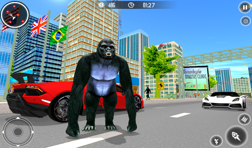 اسکرین شات بازی Gorilla City Simulator - Rope Hero Gorilla Game 8