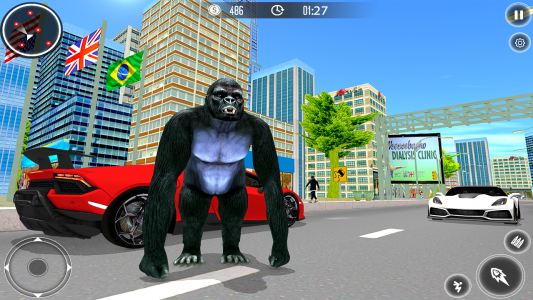 اسکرین شات بازی Gorilla City Simulator - Rope Hero Gorilla Game 3