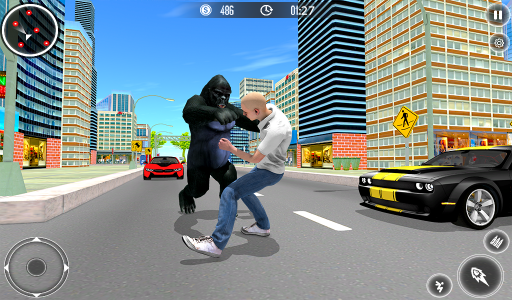 اسکرین شات بازی Gorilla City Simulator - Rope Hero Gorilla Game 6
