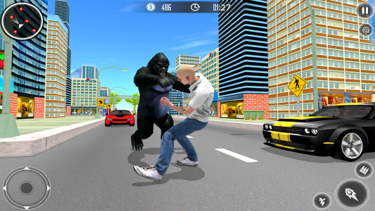 اسکرین شات بازی Gorilla City Simulator - Rope Hero Gorilla Game 2