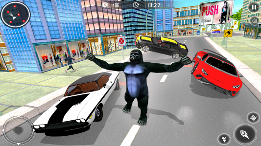 اسکرین شات بازی Gorilla City Simulator - Rope Hero Gorilla Game 1