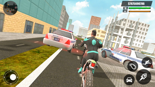 اسکرین شات برنامه Green Rope Hero Crime City Games – Gangstar Crime 2