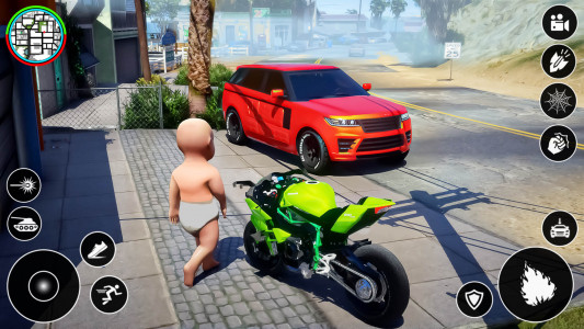اسکرین شات 1 بازی Baby Vice Town Spider Fighting