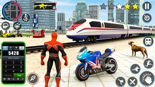 اسکرین شات 2 بازی Super Rope Hero Crime Mafia 3D