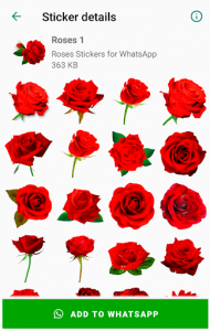 اسکرین شات برنامه Roses 🌹 Flowers Stickers 💐🌷🌺🌸🌼 WastickerApps 3
