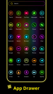 اسکرین شات 2 برنامه Neon Launcher