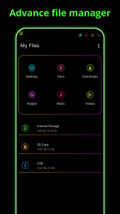 اسکرین شات 6 برنامه Neon Launcher