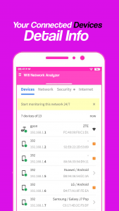 اسکرین شات برنامه Wifi Network Analyzer 5