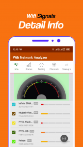 اسکرین شات برنامه Wifi Network Analyzer 7