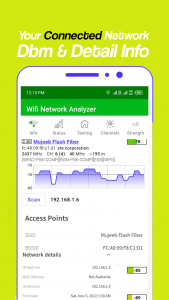 اسکرین شات برنامه Wifi Network Analyzer 4