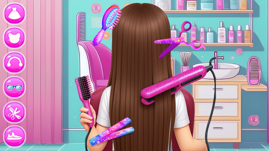 اسکرین شات 2 برنامه Hairs Makeup Artist Salon