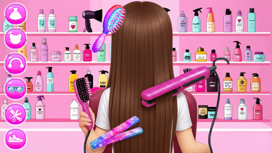 اسکرین شات 1 برنامه Hairs Makeup Artist Salon