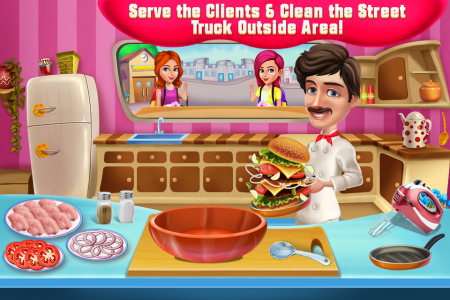 اسکرین شات برنامه Food Truck Cooking & Cleaning 7