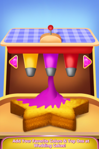 اسکرین شات 2 برنامه Wedding Cake Cooking & Deco