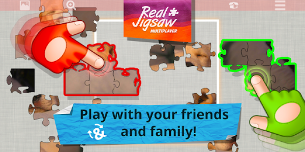 اسکرین شات بازی Multiplayer Jigsaw Cooperative Online Puzzle 1