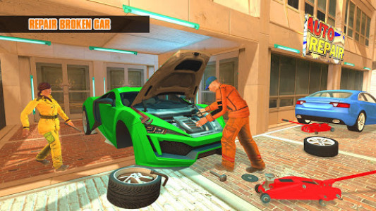 اسکرین شات برنامه Mobile Workshop Car Mechanic Games 4