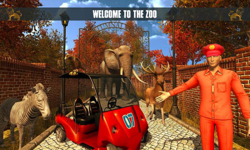 اسکرین شات برنامه NY Smart Taxi Zoo Transport: Taxi Games 2