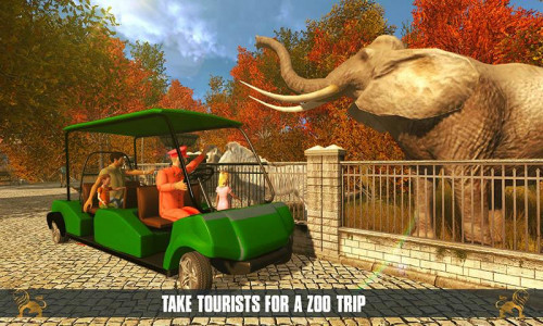 اسکرین شات برنامه NY Smart Taxi Zoo Transport: Taxi Games 6