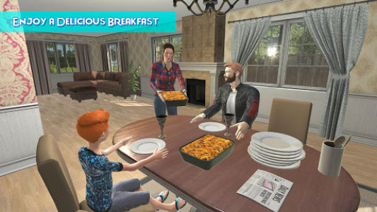 اسکرین شات برنامه Virtual Mother Happy Housewife Family Game 5