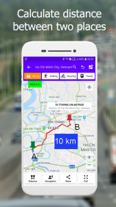 اسکرین شات برنامه Maps Distance Calculator 1