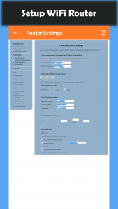 اسکرین شات 3 برنامه WiFi Router Passwords - Setup