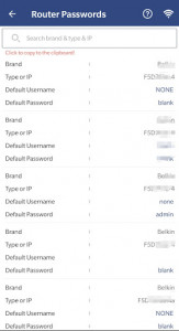 اسکرین شات برنامه All Router Admin Setup: Setup Router WiFi Password 3