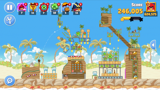 اسکرین شات بازی Angry Birds Friends 7