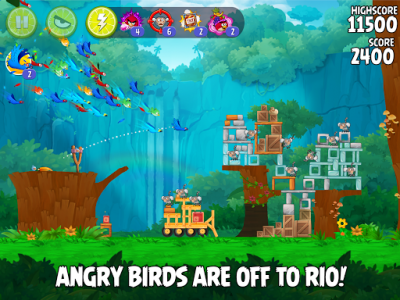 اسکرین شات بازی Angry Birds Rio 6
