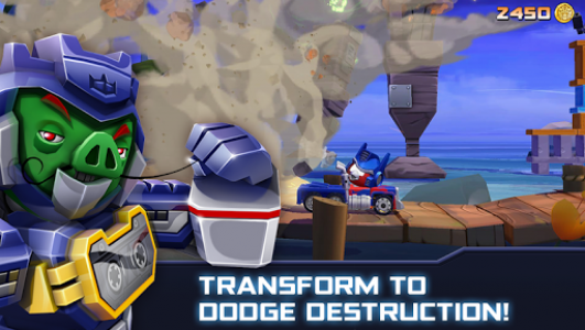 اسکرین شات بازی Angry Birds Transformers 4