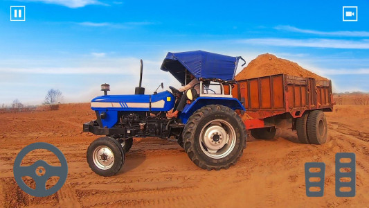 اسکرین شات برنامه Heavy Cargo Tractor Trolley Farming 6