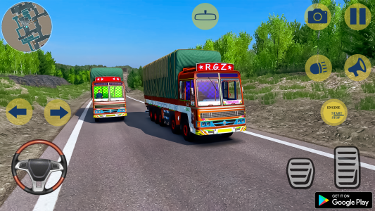 اسکرین شات بازی Indian Truck Simulator Games 1