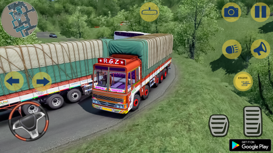اسکرین شات بازی Indian Truck Simulator Games 3