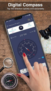اسکرین شات برنامه Digital Compass 360 free for android 2