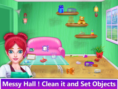 اسکرین شات برنامه Big House Cleaning Girls Games 6