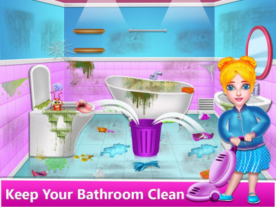 اسکرین شات برنامه Big House Cleaning Girls Games 2