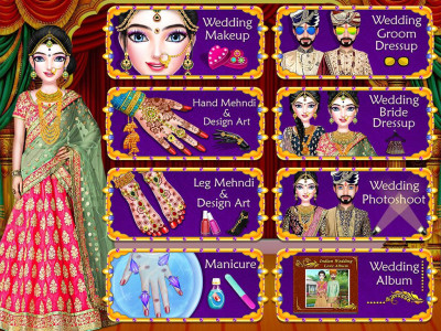 اسکرین شات برنامه North Indian Wedding Dress Up 4