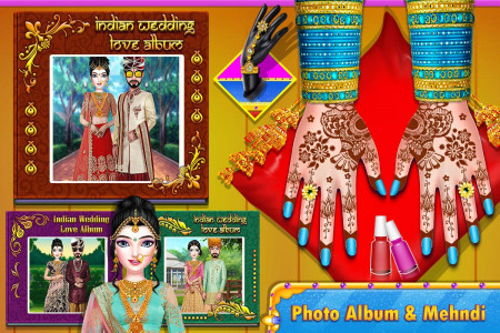 اسکرین شات برنامه North Indian Wedding Dress Up 2